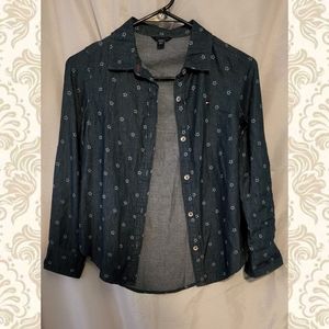 Tommy Hillfiger Kids Denim Button Up